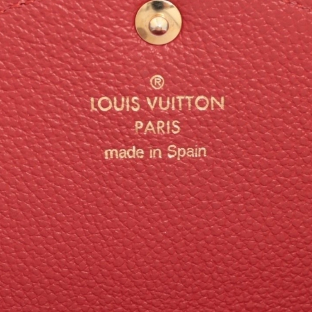 💎Authentic Louis Vuitton Empreinte Sarah Wallet Long Wallets Into Initials - Picture 5 of 13